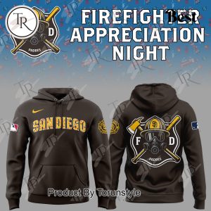 San Diego Padres X Firefighter Appreciation Night 2025 New Limited Edition Hoodie