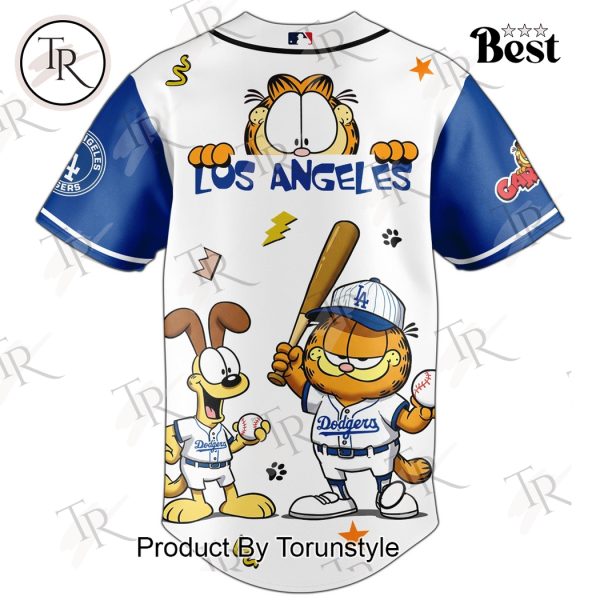 Los Angeles Dodgers X Garfield 2025 Special Edition Baseball Jersey