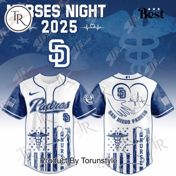 2025 San Diego Padres X Nurses Night Limited Edition Baseball Jersey