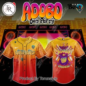 Washington Nationals X Adobo Day Party 2025 Limited Edition Baseball Jersey