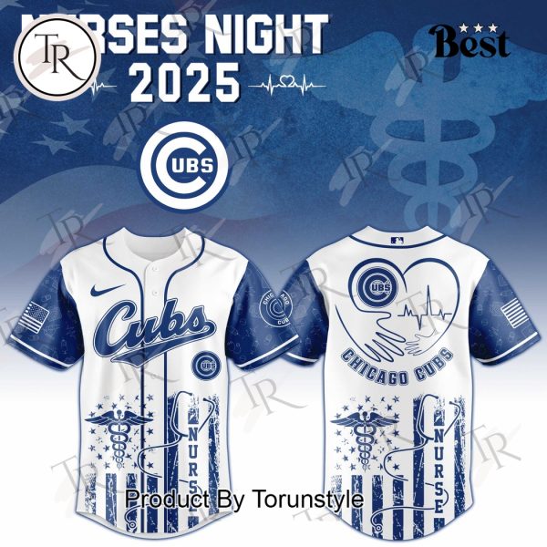 2025 Chicago Cubs X Nurses Night Limited Edition Baseball Jersey