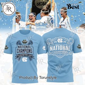 North Carolina Tar Heels 2025 NCAA Division I Women’s Lacrosse National Champions Limited Edition Hoodie – Blue