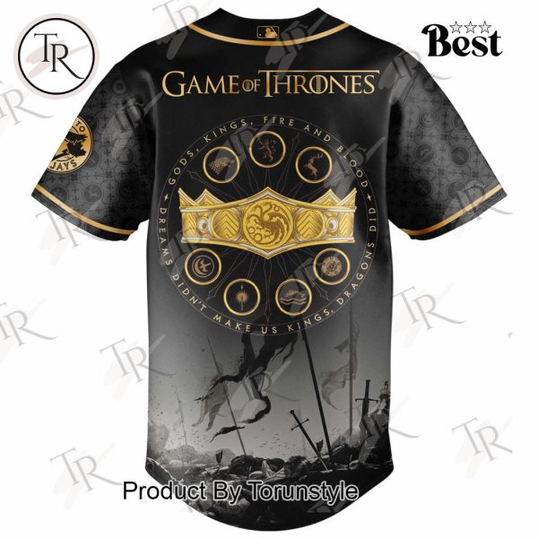 Toronto Blue Jays X Game Of Thrones Night 2025 Limited Edition Baseball Jersey