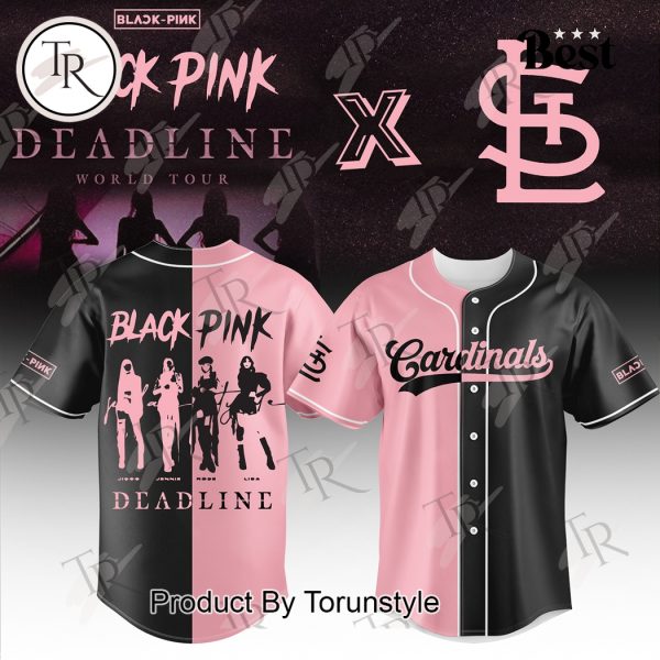 St.Louis Cardinals X Black Pink Deadline World Tour Limited Edition Baseball Jersey