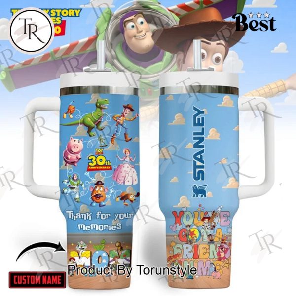 Toy Story 30th Anniversary Thank You For The Memories Custom Name Limited Edition 40oz Tumbler