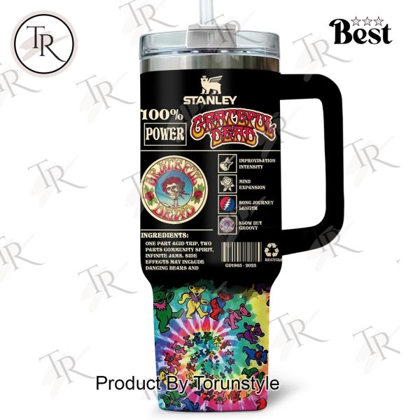 Grateful Dead Steal Your Face Custom Name Limited Edition 40oz Tumbler