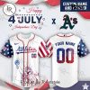 Atlanta Braves X Happy 4th Of July Independence Day 2025 Custom Name Baseball Jersey