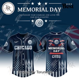 Chicago Cubs X Memorial Day We Honor Your Courage And Love For Our Dear Country 2025 Limited Edition Baseball Jersey