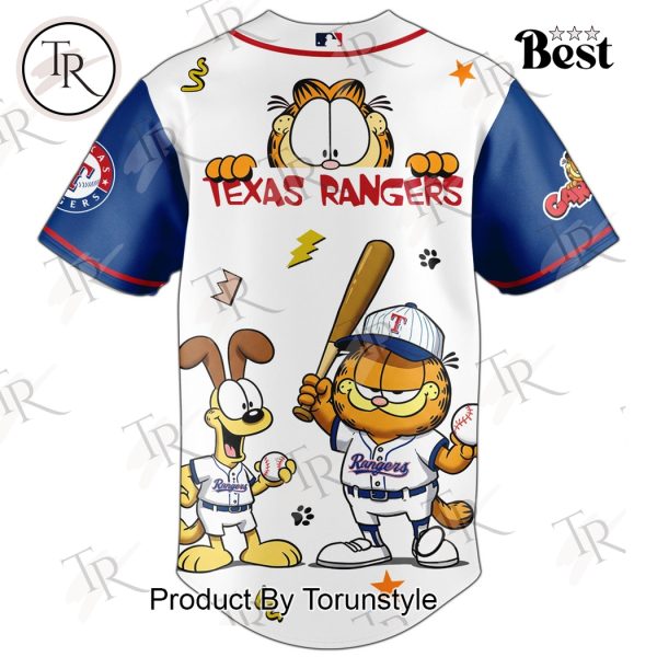 Texas Rangers X Garfield 2025 Special Edition Baseball Jersey