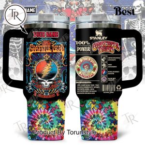 Grateful Dead Steal Your Face Custom Name Limited Edition 40oz Tumbler
