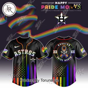Houston Astros X Happy Pride Month 2025 Limited Edition Baseball Jersey