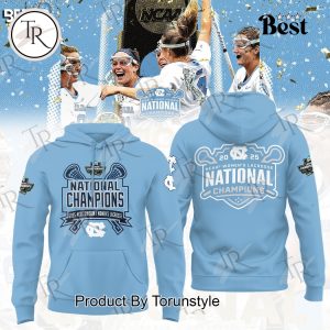 North Carolina Tar Heels 2025 NCAA Division I Women’s Lacrosse National Champions Limited Edition Hoodie – Blue
