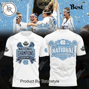 North Carolina Tar Heels 2025 NCAA Division I Women’s Lacrosse National Champions Limited Edition Hoodie – White