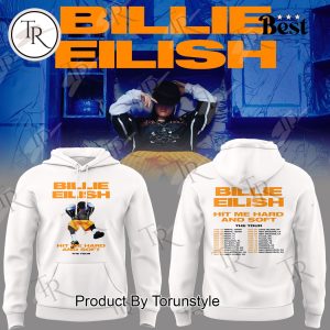 Billie Eilish Hit Me Hard And Soft The Tour Limited Edition Hoodie – White
