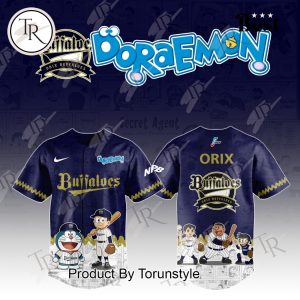 Orix Buffaloes X Doraemon 2025 Special Edition Baseball Jersey