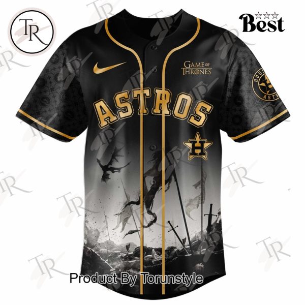 Houston Astros X Game Of Thrones Night 2025 Limited Edition Baseball Jersey