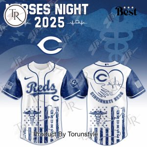 2025 Cincinnati Reds X Nurses Night Limited Edition Baseball Jersey