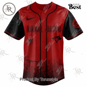 Toronto Blue Jays X Spiderman With Great Power Comes Great Responsibilty Game Night 2025 Baseball Jersey