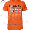 New York Mets 63rd Anniversary 1962-2025 Thank You For The Memories T-Shirt