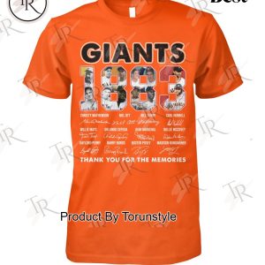 San Francisco Giants 1883-2025 Thank You For The Memories T-Shirt