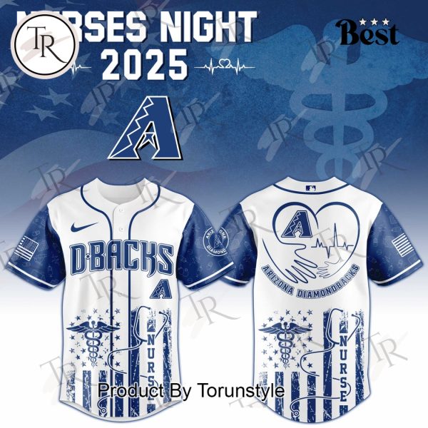2025 Arizona Diamondbacks X Nurses Night Limited Edition Baseball Jersey