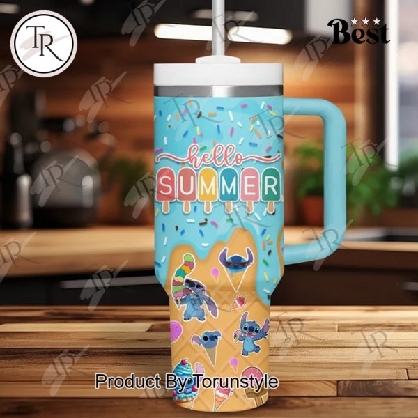 Stitch Hello Summer 2025 Limited Edition 40oz Tumbler
