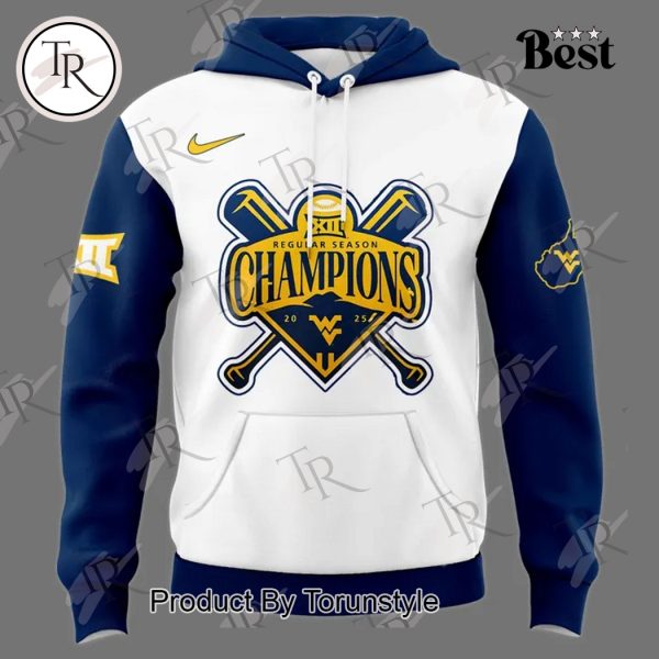 West Virginia Mountaineers Regular Season Champions 2025 Limited Edition Hoodie