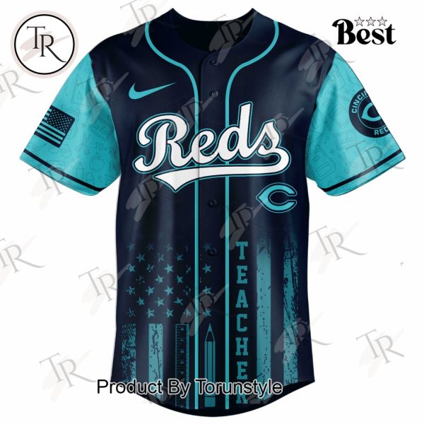 Cincinnati Reds X Teacher Appreciation Day 2025 Special Edition Baseball Jersey