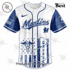 2025 Miami Marlins X Nurses Night Limited Edition Baseball Jersey