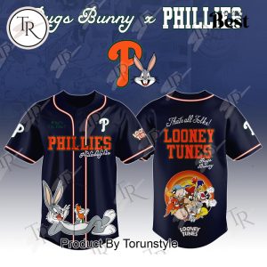Philadelphia Phillies X Bugs Bunny Looney Tunes 2025 Limited Edition Baseball Jersey