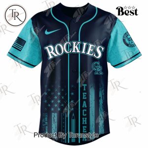Colorado Rockies X Teacher Appreciation Day 2025 Special Edition Baseball Jersey