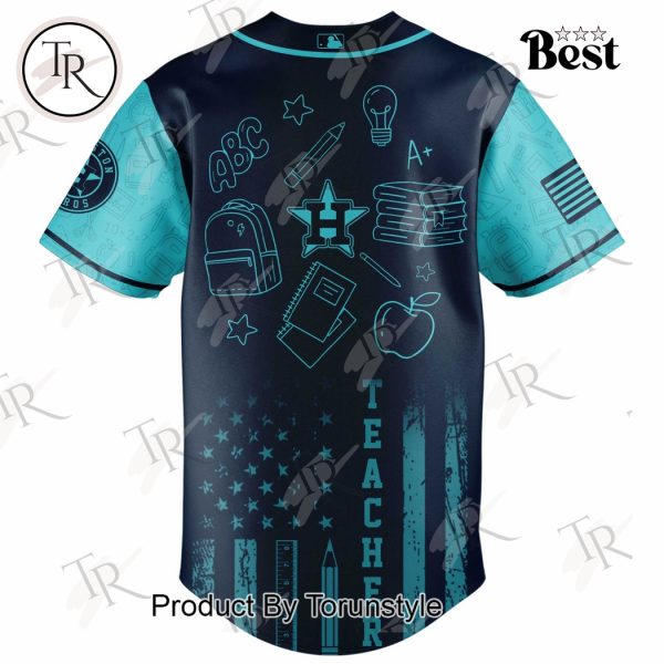 Houston Astros X Teacher Appreciation Day 2025 Special Edition Baseball Jersey