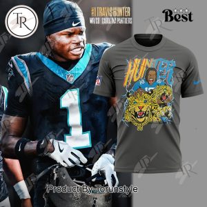 Carolina Panthers X Travis Hunter 2025 Limited Edition Hoodie – Grey