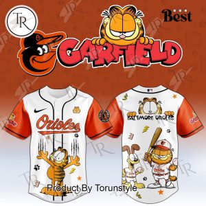 Baltimore Orioles X Garfield 2025 Special Edition Baseball Jersey
