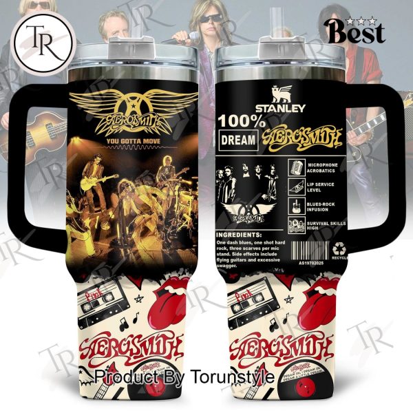Aerosmith You Gotta Move Limited Edition 40oz Tumbler