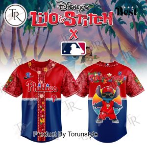 Philadelphia Phillies X Lilo & Stitch 2025 Limited Edition Baseball Jersey
