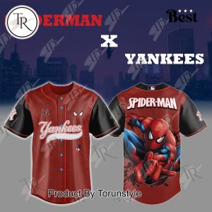New York Yankees X Spiderman 2025 Limited Edition Baseball Jersey