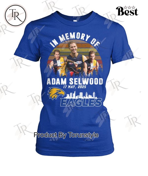 In Memory Of Adam Selwood 2025 X West Coast Eagles Limited Edition T-Shirt