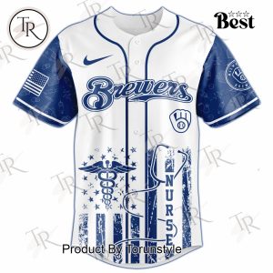 2025 Milwaukee Brewers X Nurses Night Limited Edition Baseball Jersey