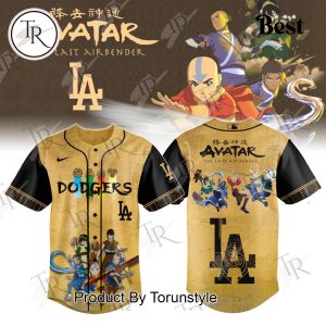 Los Angeles Dodgers X Avatar The Last Airbender 2025 Limited Edition Baseball Jersey