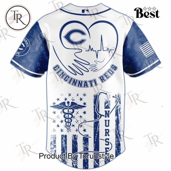 2025 Cincinnati Reds X Nurses Night Limited Edition Baseball Jersey