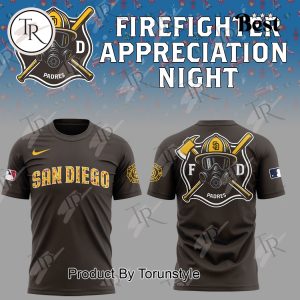 San Diego Padres X Firefighter Appreciation Night 2025 New Limited Edition Hoodie