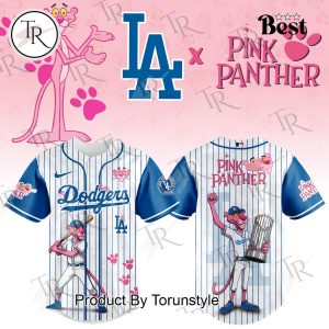 Los Angeles Dodgers X Pink Panther 2025 Special Edition Baseball Jersey