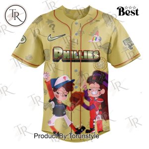 Philadelphia Phillies X Gravity Falls 2025 Limited Edition Baseball Jersey