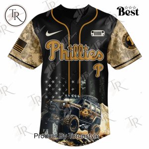 Philadelphia Phillies X Jeep Life 2025 Off-Road Limited Edition Baseball Jersey