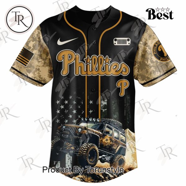 Philadelphia Phillies X Jeep Life 2025 Off-Road Limited Edition Baseball Jersey