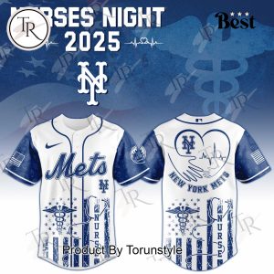 2025 New York Mets X Nurses Night Limited Edition Baseball Jersey