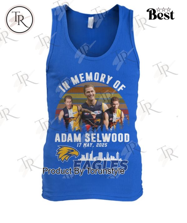 In Memory Of Adam Selwood 2025 X West Coast Eagles Limited Edition T-Shirt