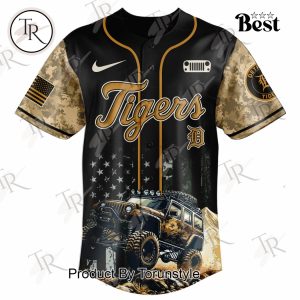 Detroit Tigers X Jeep Life 2025 Off-Road Limited Edition Baseball Jersey