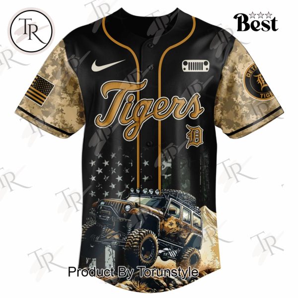 Detroit Tigers X Jeep Life 2025 Off-Road Limited Edition Baseball Jersey